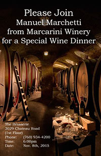 Marcarini Wine Dinner